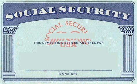 Printable Social Security Card Template Pdf Free